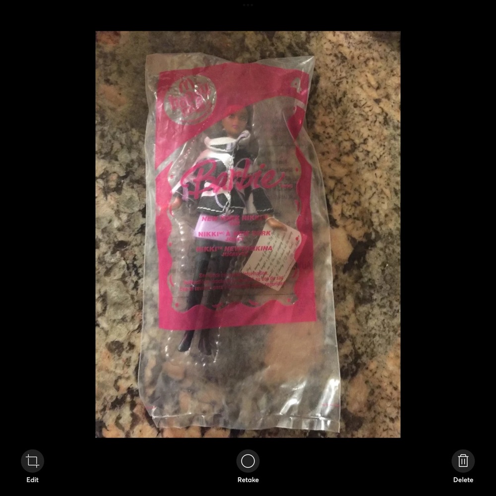 New Sealed McDonalds Barbie Doll New York Nikki Mini Year 2008 💃👛